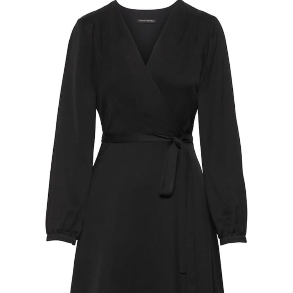NWT long sleeve wrap dress Banana Republic